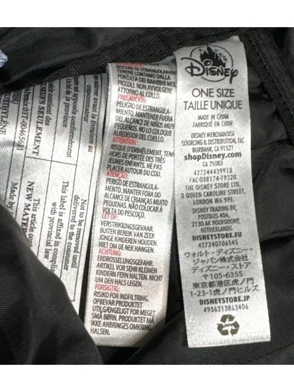 NWOT Disney Mickey Mouse Through the Years Backpack Denim Blue Full Size